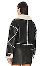 view 4 of 5 Faux Fur Leather Jacket in Flying Squad