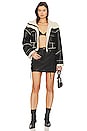 view 5 of 5 Faux Fur Leather Jacket in Flying Squad
