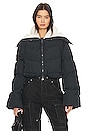 view 2 of 5 Faux Fur Cropped Puffer Vest in Open Mic