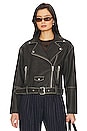 view 2 of 5 Leather Jacket in A-list