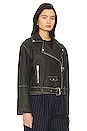 view 3 of 5 Leather Jacket in A-list