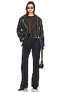 view 5 of 5 Leather Jacket in A-list