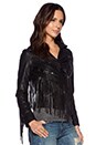view 3 of 5 Fringe Moto Jacket in Let it Ride