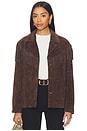 view 1 of 4 Suede Fringe Jacket in Down to Earth