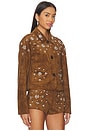 view 2 of 5 Cropped Jacket in Camel
