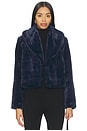 view 1 of 4 Cropped Faux Fur Coat in Frost Bite
