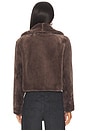 view 3 of 4 Cropped Faux Fur Coat in Full Steam
