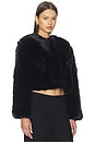view 3 of 5 Crop Faux Fur Coat in Cash Flow