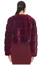 view 3 of 4 Cropped Faux Fur Coat in Page Turner