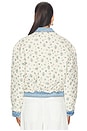 view 3 of 5 CHAQUETA in Blue Floral & Medium Wash