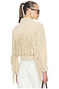 view 1 of 6 BLOUSON FRINGE in Morning Latte