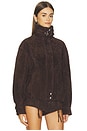 view 4 of 5 Suede Jacket in Iced Chocolate