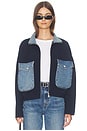 view 1 of 5 Denim Track Jacket in Off The Clock
