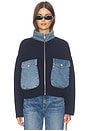 view 2 of 5 Denim Track Jacket in Off The Clock