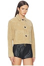 view 4 of 5 SUEDE  ジャケット in Cinnamon Crunch