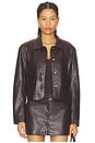 view 1 of 6 Faux Leather Jacket in Wait For It