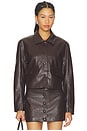 view 2 of 6 Faux Leather Jacket in Wait For It