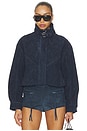 view 1 of 5 Faux Suede Jacket in Midnight Drift