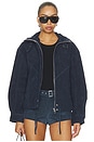 view 2 of 5 Faux Suede Jacket in Midnight Drift
