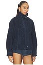 view 4 of 5 Faux Suede Jacket in Midnight Drift