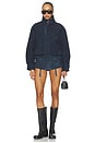 view 6 of 5 Faux Suede Jacket in Midnight Drift