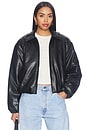 view 1 of 5 Faux Leather Jacket in Knock Out