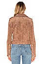 view 4 of 6 CHAQUETA MOTO ANTE in Coffee Bean