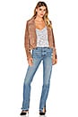 view 5 of 6 CHAQUETA MOTO ANTE in Coffee Bean