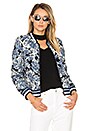 view 1 of 5 BLOUSON BOMBER À FLEURS in Most Wanted