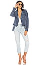 view 4 of 6 Suede Moto Jacket in Slate Blue