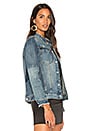 view 2 of 4 Collarless Denim Jacket in Moon River