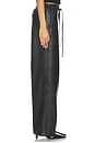 view 3 of 6 Faux Leather Wide Leg Pant in Aces High