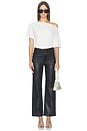 view 6 of 6 PANTALON FAUX LEATHER  in Night Fever