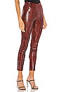 view 2 of 4 Vegan Leather Legging in Fired Up