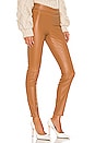 view 2 of 4 Skinny Faux Leather Pant in Camel