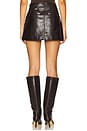 view 4 of 6 Faux Leather Mini Skirt in Inner Drive