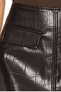 view 6 of 6 Faux Leather Mini Skirt in Inner Drive