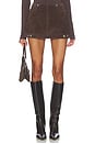 view 1 of 6 Faux Suede Mini Skirt in Down To Earth