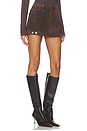 view 2 of 6 Faux Suede Mini Skirt in Down To Earth