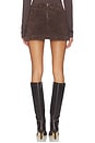 view 4 of 6 Faux Suede Mini Skirt in Down To Earth