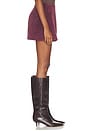 view 2 of 6 Suede Skirt in Wine O'clock