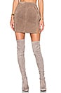 view 1 of 4 Suede Skirt in Midnight Toker