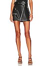 view 1 of 5 Faux Leather Tailored Skirt in Youthquake