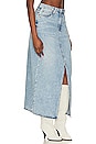 view 2 of 4 Mid Rise Denim Maxi Skirt in In My Mind