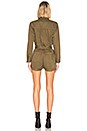 view 3 of 3 Long Sleeve Romper in Sticks And Stones
