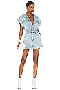 view 1 of 3 Denim Romper in Head Backstage