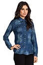 view 2 of 5 Denim Shirt in Libertine