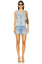view 4 of 4 Denim Vest in Head To Head