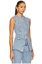 view 2 of 4 Denim Vest in Summer Vibe