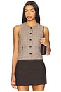 view 1 of 5 Plaid Vest in Between The Lines